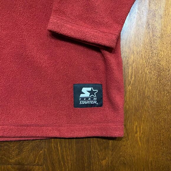 Starter NCAA Alabama Crimson Tide Fleece Sweatshirt Maroon Men's Size Large - Picture 4 of 9